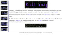 Tablet Screenshot of koth.org